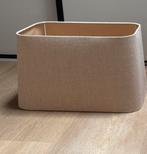 Lampenkap Rechthoekig Beige, Huis en Inrichting, Lampen | Lampenkappen, Ophalen, 25 tot 50 cm, Wit, Zo goed als nieuw