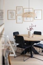 Eetkamerstoelen zwart ByBoo, Huis en Inrichting, Stoelen, Ophalen, Zwart, Zo goed als nieuw, Vier