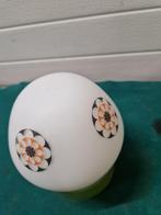 bollamp vintage met bloemen, Huis en Inrichting, Lampen | Plafondlampen, Ophalen of Verzenden, 'T Olde Gre-j, Info@toldegrej.nl