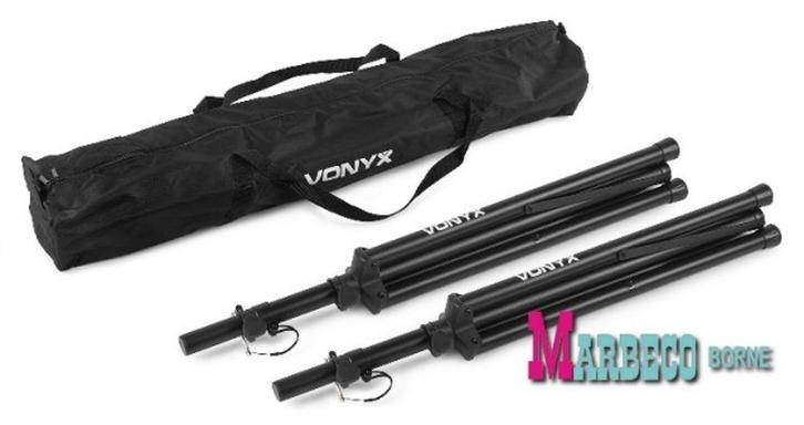 Statieven set 2 st, Luidspreker standaards, Speaker Statief, Muziek en Instrumenten, Standaards, Nieuw, Instrumentstandaard, Speaker