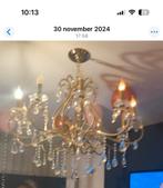 Mooi goude kroonluchter, Huis en Inrichting, Lampen | Kroonluchters, Ophalen of Verzenden, Zo goed als nieuw