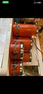 Vintage brabantia voorraad blikken, Verzamelen, Blikken, Ophalen of Verzenden, Gebruikt, Overige