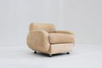Vintage Italiaanse fauteuil jaren 70, Huis en Inrichting, Fauteuils, Ophalen, Vintage , italiaans , design, Gebruikt, 75 tot 100 cm