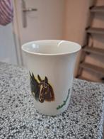 Vintage Slagharen Mok met Paarden, Ophalen, Gebruikt, Aardewerk