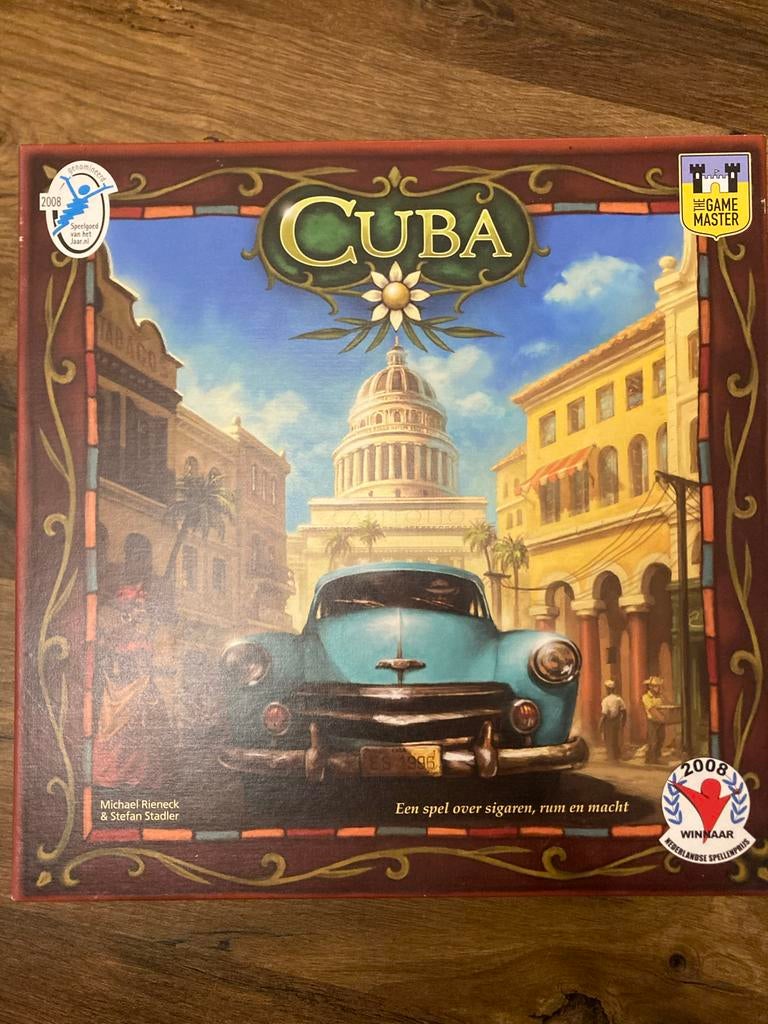 Cuba Bordspel, Hobby en Vrije tijd, Gezelschapsspellen | Bordspellen, Drie of vier spelers, Ophalen of Verzenden, Zo goed als nieuw