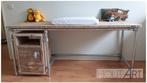 Bureau gebruikt steigerhout met steigerbuis NIEUW, Info@hout-art.nl, Nieuw, Ophalen of Verzenden, Hoeves 3