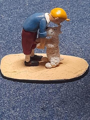 Kuifje en Bobby Figuur - Hergé beschikbaar voor biedingen
