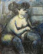 Aquarel van fauvist Georges Rouault, Antiek en Kunst, Kunst | Schilderijen | Klassiek, Verzenden