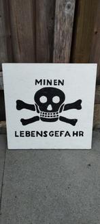 WW2 Mijnenbord Reproductie, Verzamelen, Ophalen of Verzenden, Overige soorten, Duitsland, Kunstobject