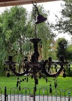 Barok lamp zwart, Huis en Inrichting, Lampen | Kroonluchters, Ophalen, Zo goed als nieuw