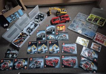 Grote Partij Lego Technic - Zo Goed Als Nieuw beschikbaar voor biedingen