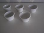 5 nieuw melamine schaaltjes Tapas bakjes 7 cm H 4 cm 1,5O OZ, Overige materialen, Nieuw, Ophalen of Verzenden, Schaal of Schalen