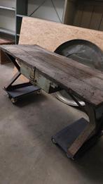 Prachtige zware oude werkbank, werktafel, oude tafel., Ophalen