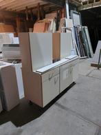 Keukenblok - Praktisch en compact 170 breed, Ophalen, Crème, Gebruikt, 100 tot 150 cm