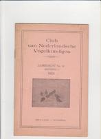 Vogels, Jaarbericht Ned Vogelkundigen 14, Harderwijk, 1924, Ophalen of Verzenden, Zo goed als nieuw, Vogels, Club Ned Vogelkundigen