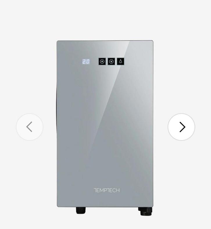 Temptech FX1200SZB Wijnklimaatkast, Witgoed en Apparatuur, Koelkasten en IJskasten, Nieuw, Zonder vriesvak, Minder dan 75 liter