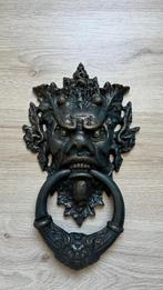 Antieke Chinese deurklopper - Metalen drakenkop, Ophalen of Verzenden, Gebruikt, Bedraad