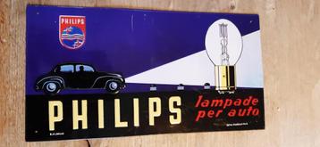 PHILIPS   blikken reklamebord beschikbaar voor biedingen
