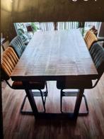 Bar tafel + 4 stoelen zie foto's, Huis en Inrichting, Stoelen, Ophalen of Verzenden, Twee