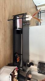 Zwart tv meubel, Ophalen, 100 tot 150 cm, Zo goed als nieuw, Minder dan 100 cm