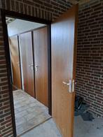 12 deuren gefineerd eiken, Doe-het-zelf en Verbouw, Deuren en Horren, Ophalen, Gebruikt, Binnendeur, 200 tot 215 cm