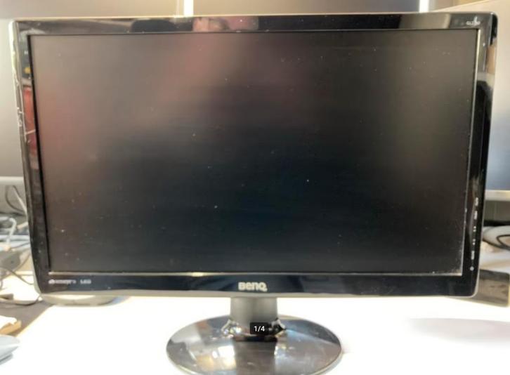 Benq GL2230-B Monitor, Computers en Software, Monitoren, Gebruikt, 60 Hz of minder, DVI, VGA, LED, Full HD, 3 tot 5 ms, Ophalen