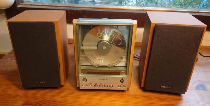 Sony CMT-EX1 Microset - Zeer Goede Staat!, Audio, Tv en Foto, Stereo-sets, Zo goed als nieuw, Cd-speler, Tuner of Radio, Speakers