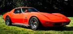 Chevrolet Corvette Stingray automaat Oranje 1973, Auto's, Achterwielaandrijving, 8 cilinders, Overige kleuren, Leder