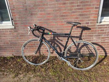 Racefiets Fred Rompelberg maat 59cm Ultegra 3x9 carbon beschikbaar voor biedingen