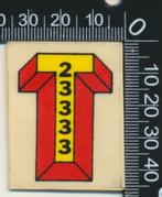 Sticker: Taxi 23333, Ophalen of Verzenden, Zo goed als nieuw, Bedrijf of Vereniging
