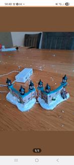 Kerstdorp luville muurtjes 3 volt, Ophalen of Verzenden, Zo goed als nieuw