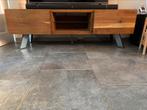 Teak hout tv kast, Ophalen, 150 tot 200 cm, Zo goed als nieuw, Minder dan 100 cm