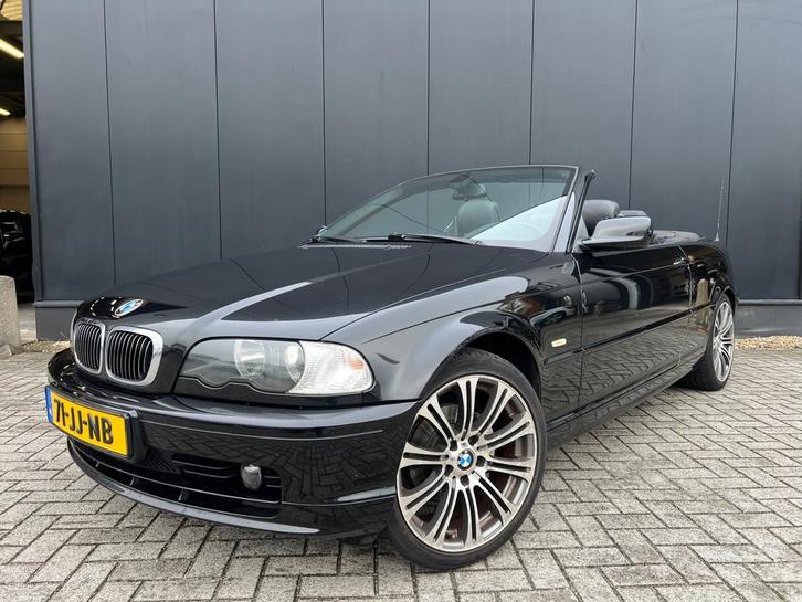 BMW 3-serie Cabrio 318Ci '02 OrgNl Aut/Leer/Hardtop!/18'Lmv/, Auto's, BMW, Bedrijf, Te koop, 3-Serie, ABS, Airbags, Airconditioning