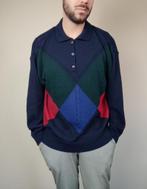 Vintage trui / pullover - 80s / 90s - L / large, Maat 52/54 (L), Gedragen, Blauw, Ophalen of Verzenden