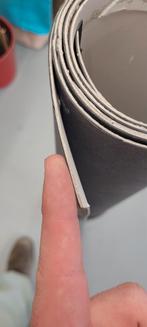 Linoleum - 120x250cm - Zwart - Goede Staat, Huis en Inrichting, Stoffering | Vloerbedekking, Ophalen, Gebruikt, Zwart, Minder dan 10 m²