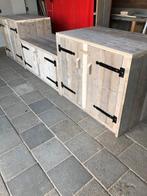 buitenkeuken van gebr steigerhout, Tuin en Terras, Ophalen of Verzenden, Nieuw, Houtskool