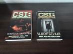 2 boeken van de serie C.S.I., Boeken, Ophalen of Verzenden, Gelezen, Max Allan Collins