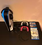 PlayStation 5 Disc Edition, 2 Controllers, Headset, 4 Games, Spelcomputers en Games, Spelcomputers | Sony PlayStation 5, Ophalen of Verzenden