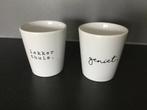 Koffie kopjes 2 stuks NIEUW, Huis en Inrichting, Nieuw, Ophalen of Verzenden, Overige stijlen, Kop(pen) en/of Schotel(s)