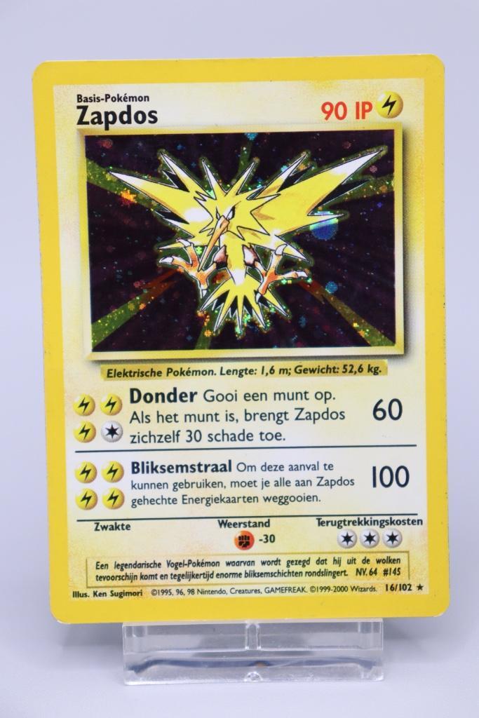 Zapdos 90 IP, nr. 16/102, Ken Sugimori | in goede staat, Hobby en Vrije tijd, Verzamelkaartspellen | Pokémon, Zo goed als nieuw