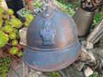 Ww1 franse adrian helm genie compleet origineel, Ophalen of Verzenden, Landmacht, Overige gebieden, Helm of Baret