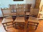6 stuks antieke eetkamerstoelen, Ophalen