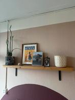 Steigerhout wandplank met beugels set van 2, Huis en Inrichting, Woonaccessoires | Wandplanken en Boekenplanken, Ophalen, Zo goed als nieuw