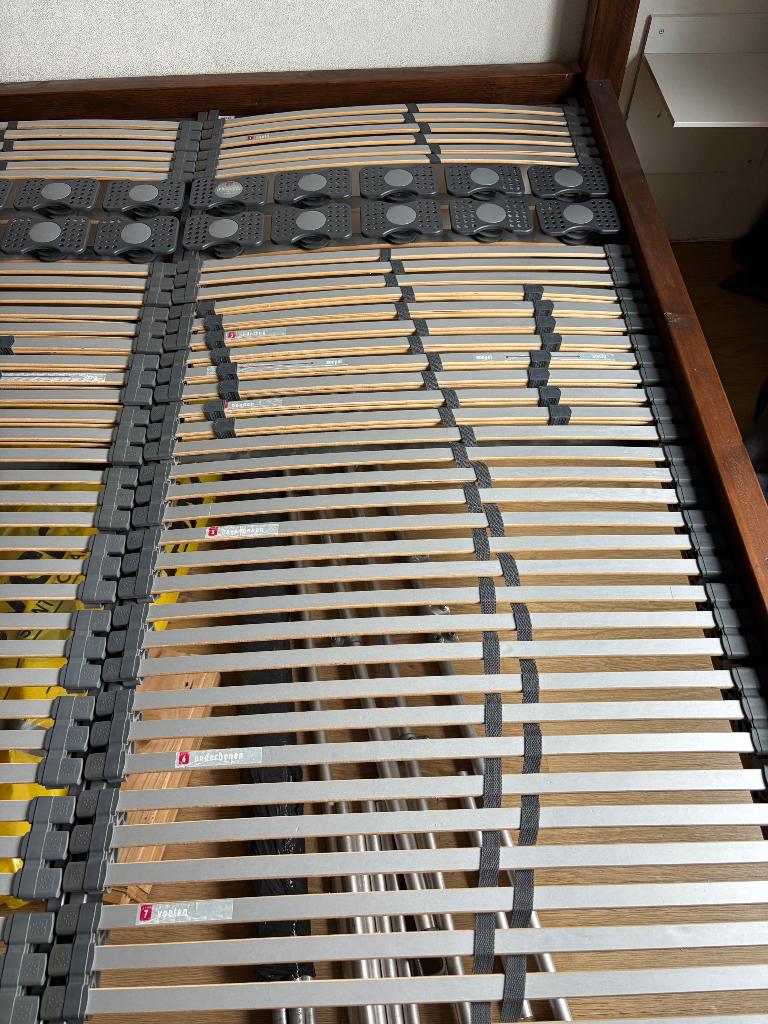 Lattenbodem 90x210, Ophalen, Gebruikt, 90 cm, Eenpersoons