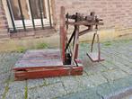 Antieke bascule weegschaal - 100 kg - uit 1949, Ophalen
