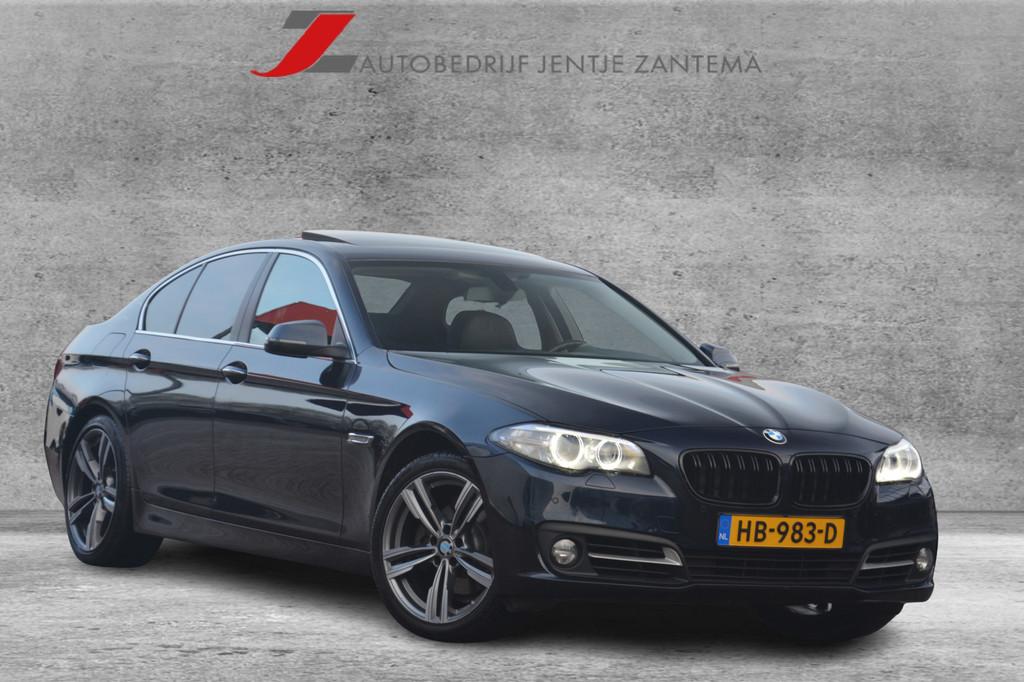 BMW 5 Serie 520i High Executive | Navigatie | Schuif-kanteld, Automaat, Achterwielaandrijving, Gebruikt, Euro 6