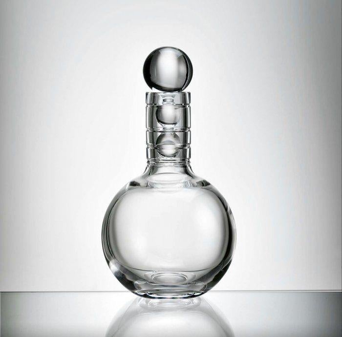 A.D. Copier - karaf met ringen A.D. Copier collectie, Antiek en Kunst, Antiek | Glas en Kristal, Ophalen of Verzenden