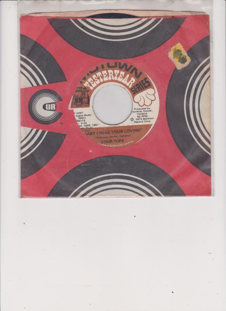 four tops, Cd's en Dvd's, Vinyl Singles, Ophalen of Verzenden, Gebruikt, Pop