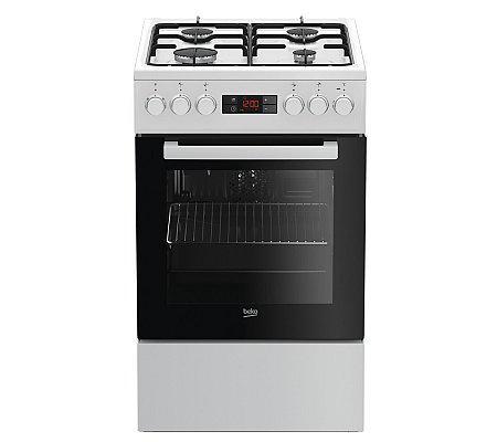 Beko gasfornuis met oven, Witgoed en Apparatuur, Fornuizen, Gebruikt, Vrijstaand, Gas, 4 kookzones, 85 tot 90 cm, 45 tot 60 cm