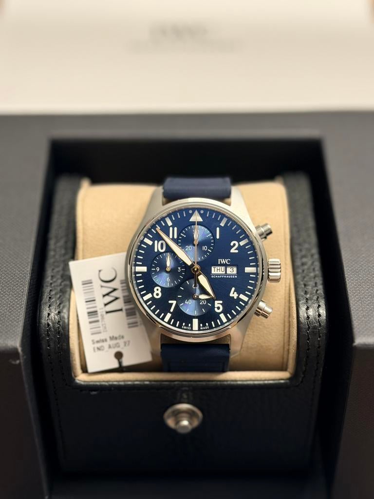 IWC Pilot Chronograph Le Petit Prince IW378011 Nieuw, Staal, Polshorloge, Overige materialen, Nieuw